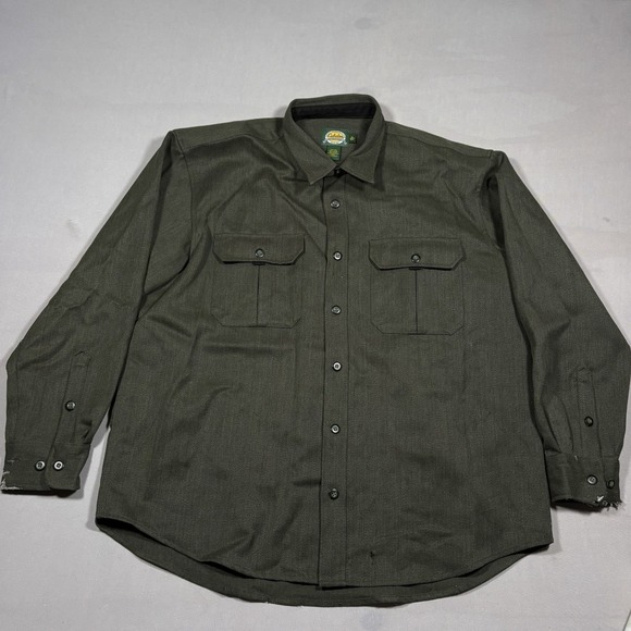 Cabela's Other - Vintage Cabelas Wool Shacket Mens XL Utility Grunge Thrashed Cuffs Gorpcore